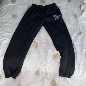 Women’s white fox sweatpants